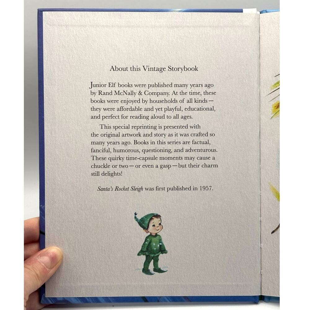 3 Vintage Reproduction Christmas Junior Elf Books, New - Picture 3 of 8